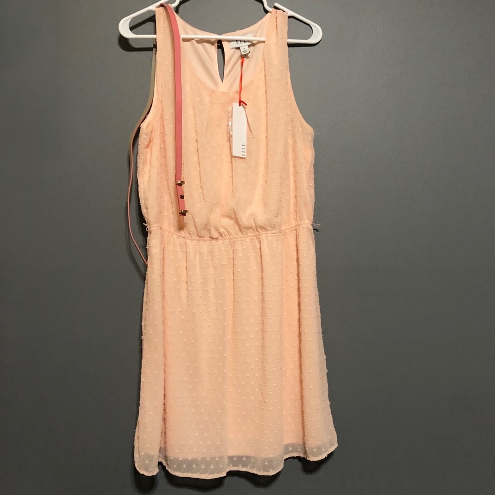 Elle plus size light pink dress NWT